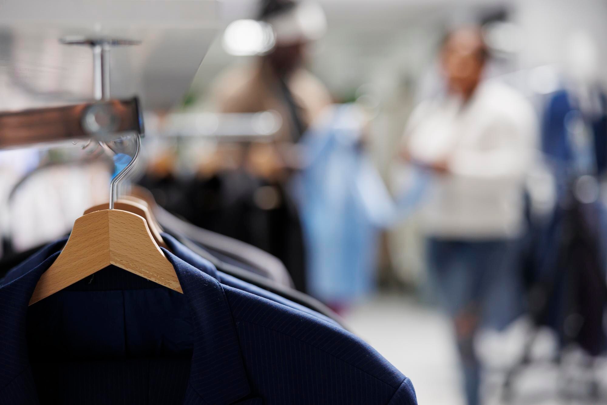trendy-jackets-hangers-clothing-store-with-blurred-background-casual-modern-blazers-from-new-collection-hanging-rack-department-shopping-mall-close-up-selective-focus_482257-61627 (1)